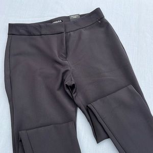 Express Mid-rise Charcoal Dress Pants